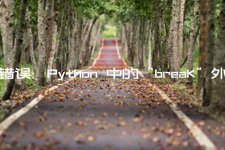 python-break