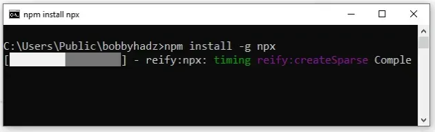 安装 npx